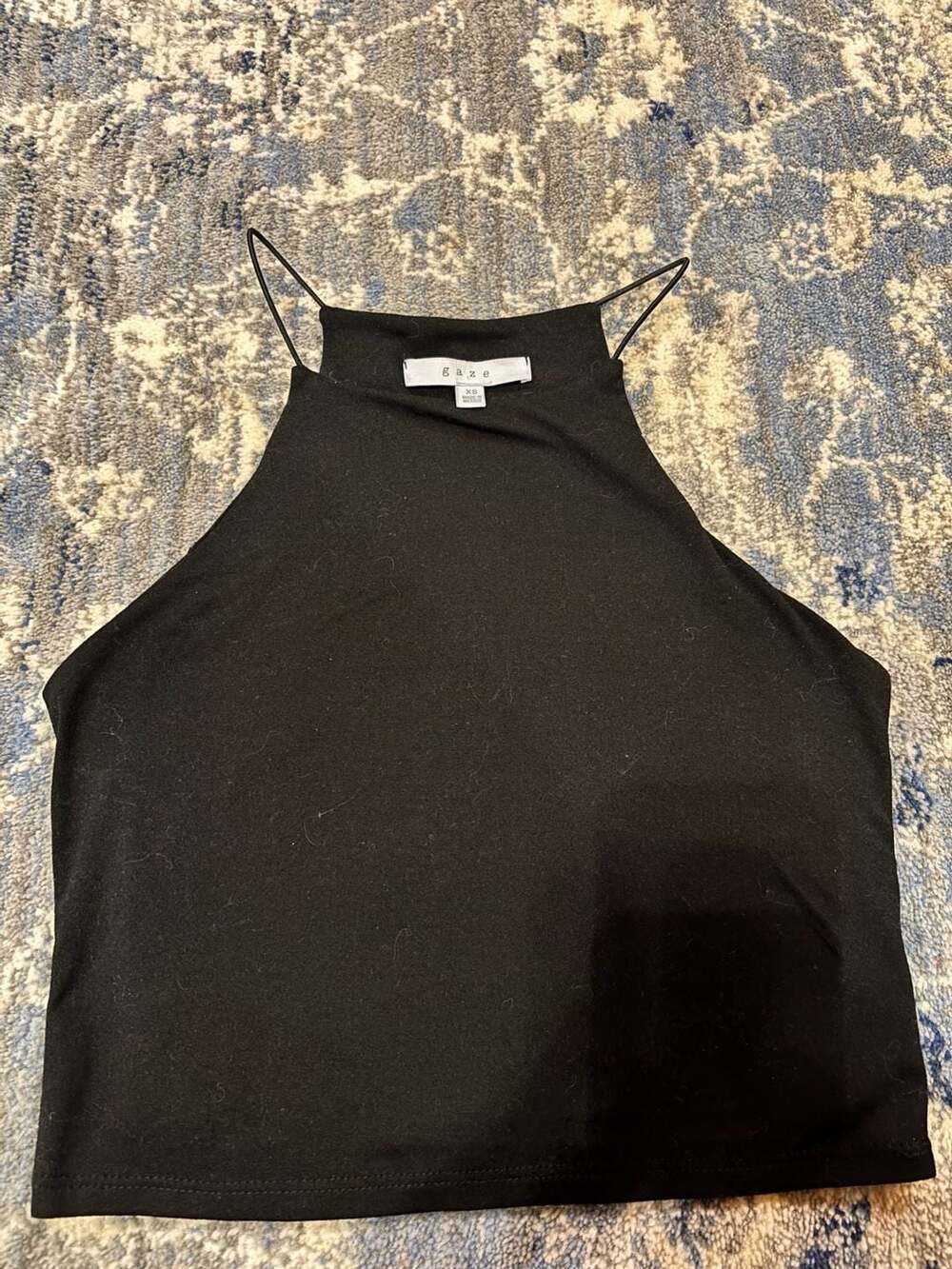 Gaze Black Tank Top Size XS